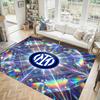 Borussia Dortmund Design Crystal Velvet Carpet Cozy Non?Slip Printed Rug For Bedroom Living Room Entrance