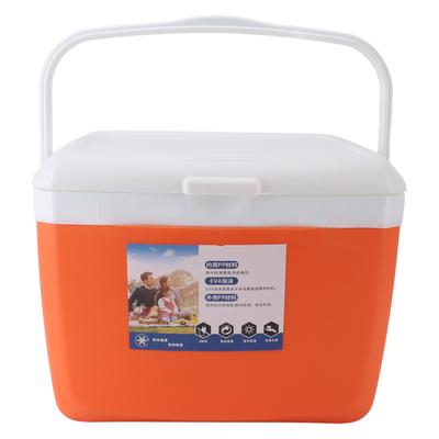 Isolierte tragbare Kühlbox 13L auslaufsichere Outdoor-Kühlbox mit Tragegriff für Picknicks Grill