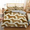 Funny Dachshund Duvet Cover Full King Size Sausage Dog Bedding Set Cartoon Pet Puppy Comforter Cover Kawaii Animal Bedclothes