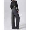 Black Suit Wide-leg Pants Women's Spring and Autumn New High-end Drape High-waisted Loose Casual Narrow Straight-leg Pants