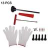 For Trucks Automotive Tool Set Tire Valve Tool Kit Tire Maintenance 21.8*4.8*4.8cm Valve Stem Puller And Tools