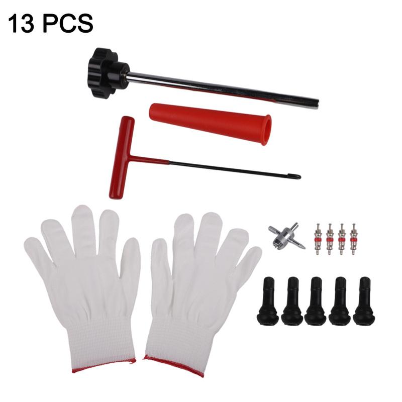 For Trucks Automotive Tool Set Tire Valve Tool Kit Tire Maintenance 21.8*4.8*4.8cm Valve Stem Puller And Tools