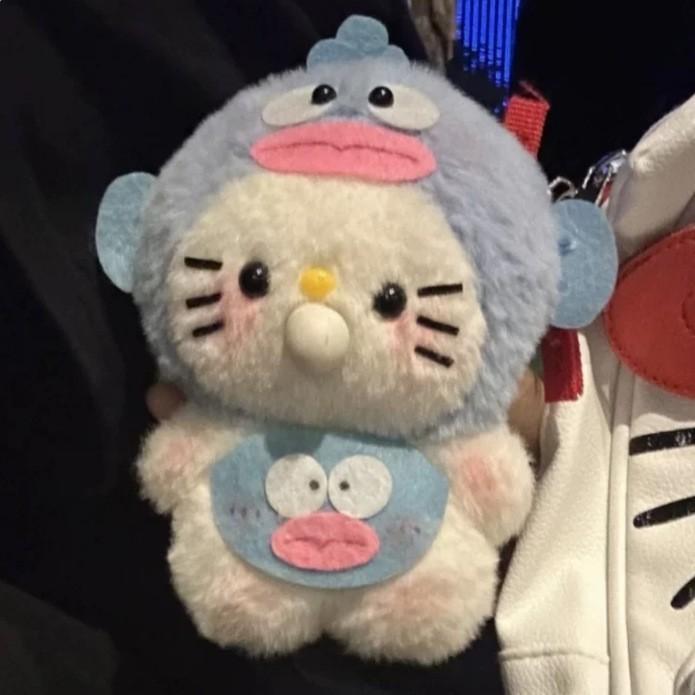 Hello Kitty Plush Keychain With Metal Clasp And Gift For Collectors