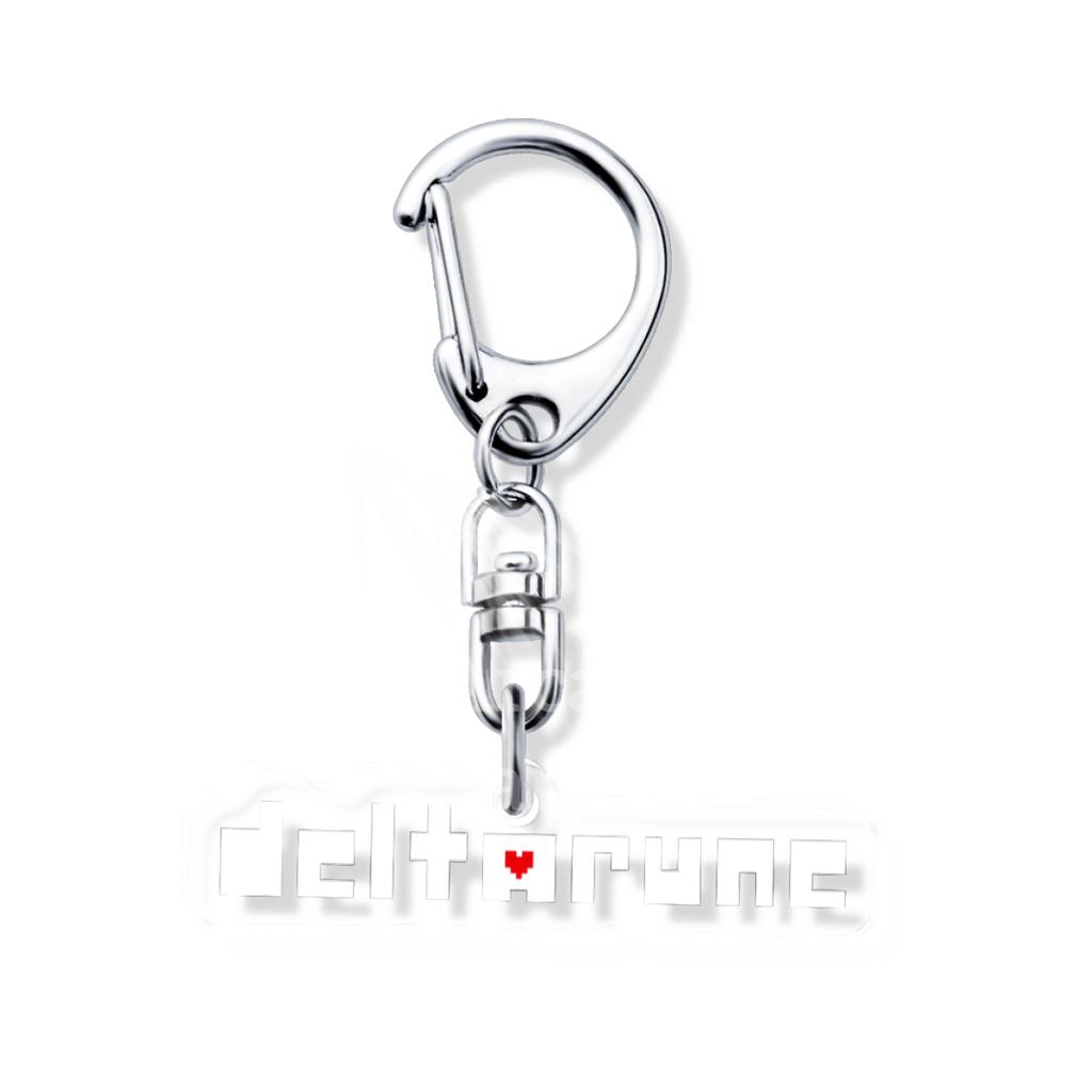 Deltarune Tenna Kris Lovely Acrylic Keychain Game Related Products Key Chain Jewelry Friends Gift Bag Charms Souvenir Pendant