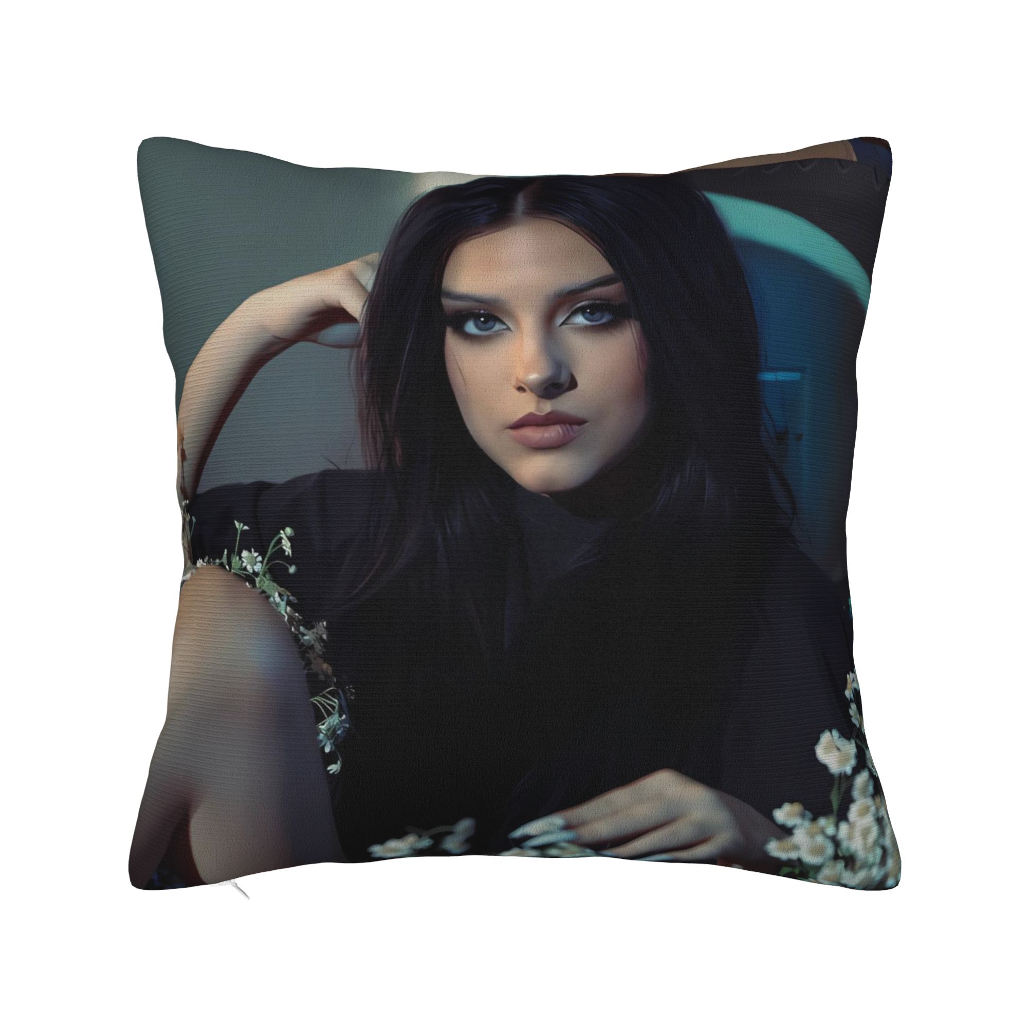 Pillow Cover Jessie Murph Hysteria Tour 2025  Kawaii Pillow Case For Living Room Bed Chair Pillowcases 12x12Inch