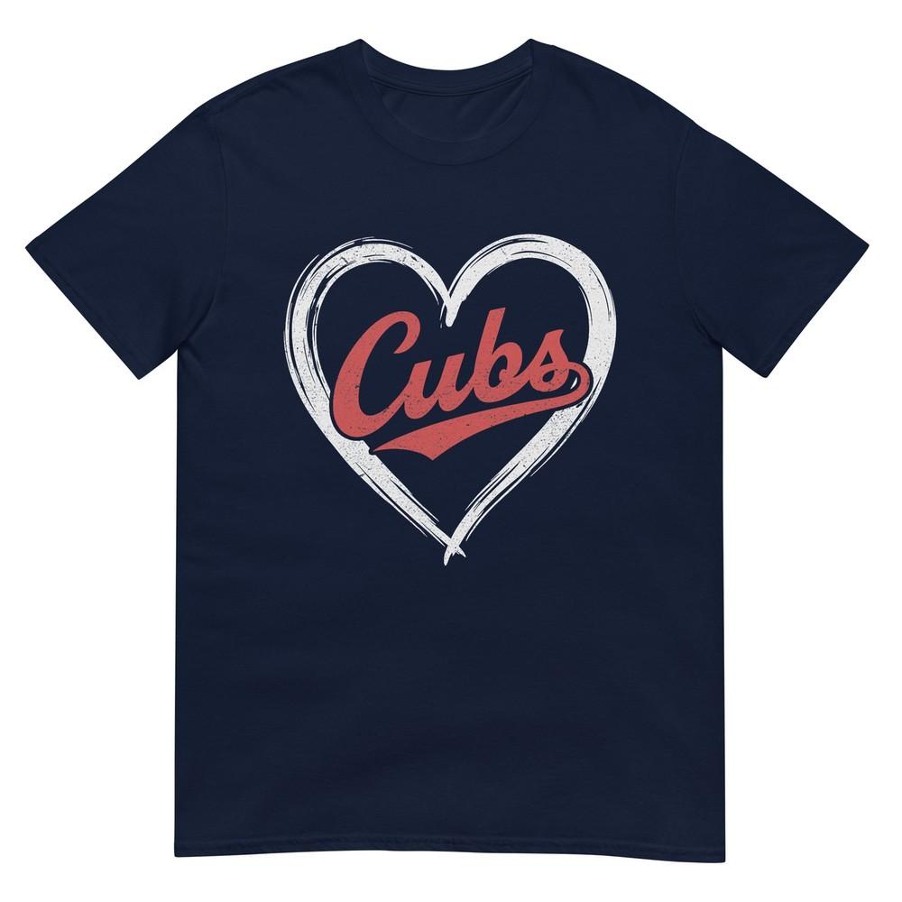 Vintage Cubs Name Heart Retro Design For Unisex Unisex And Kids Tshirt S