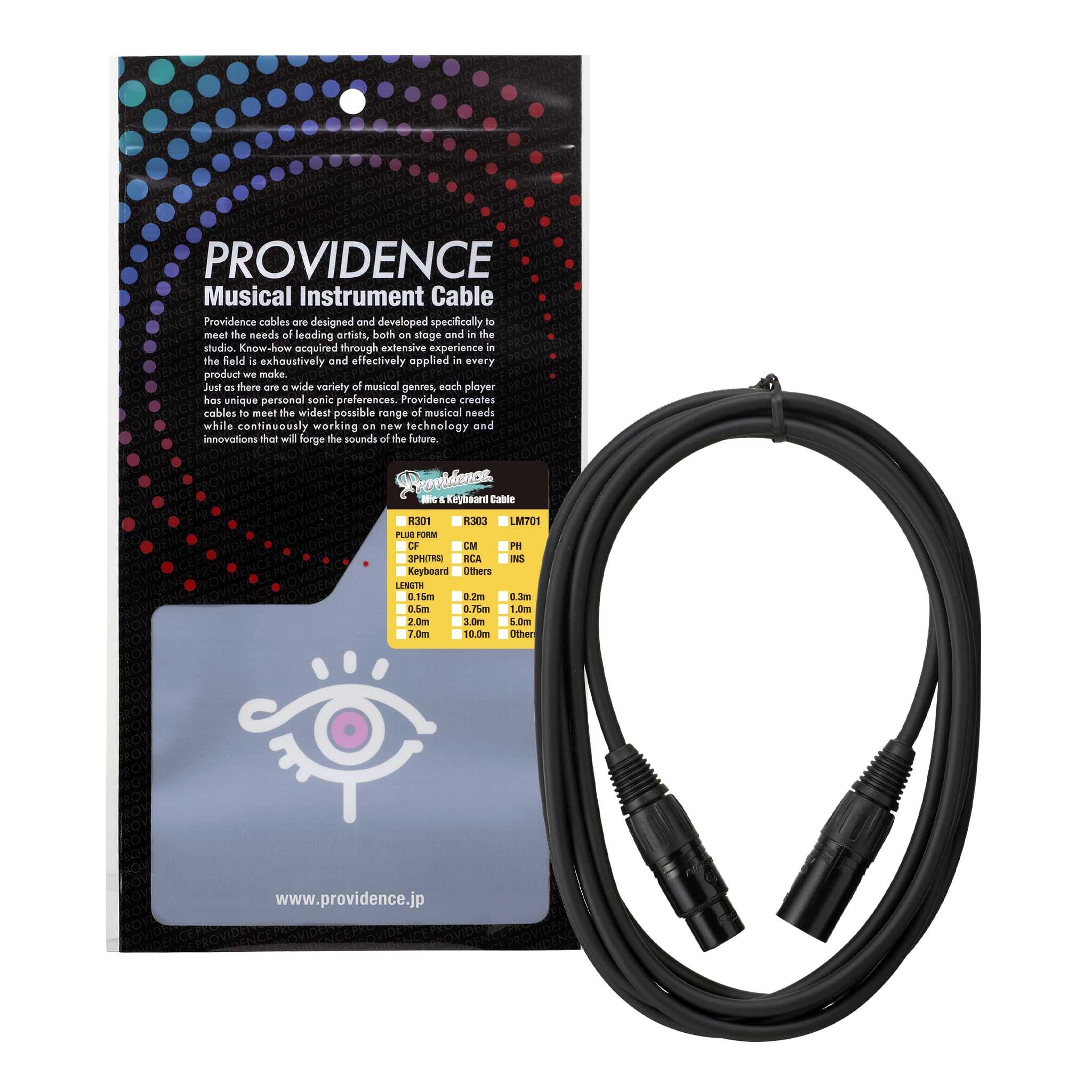 

Providence Microphone Cable LM701 3m CF/CM (Canon Female/Cannon Male) чорний
