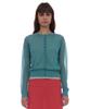 Partimento Women Pwc Sheer Two-Face Cardigan_Emerald