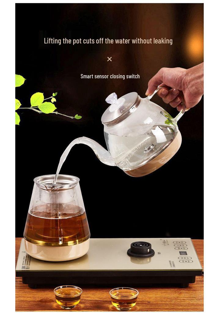 Automatic Electric Glass Tea Kettle with Disinfection Function
