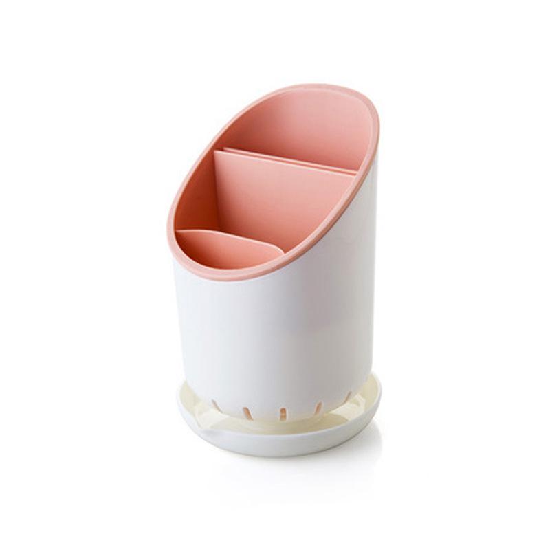 Kitchen Cutlery Holder Rack Plastic Draining Knife Storage Tool Tableware Drying Stand Shelf Chopsticks Spoon Fork Container