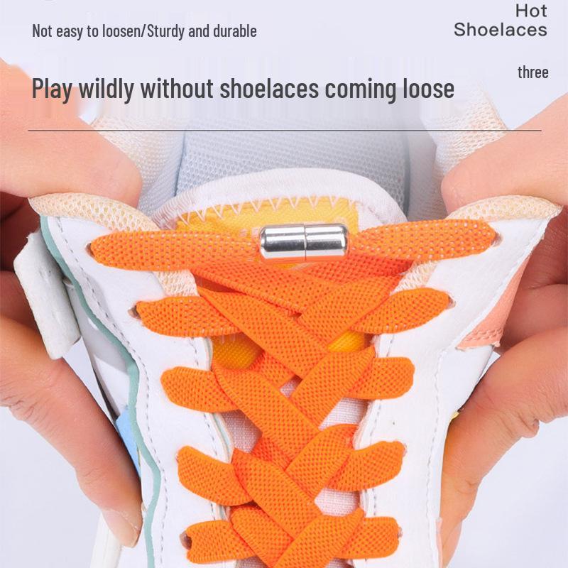Elastic No-Tie Shoelace Buckle for Men, Women, and Kids