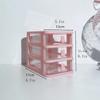Multifunctional Desktop Storage Drawer Box with Pen Holder and Hair Accessories Storage Rack, Multi-layer Jewelry Box