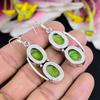 Copper Green Turquoise Gemstone 925 Sterling Silver Jewelry Earring 2.17" KG-1761