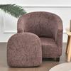 Single Chair Cover Sofa Cover All-inclusive Protective Cover Semi-circular Bathtub Type Sofa Cover Cushion
