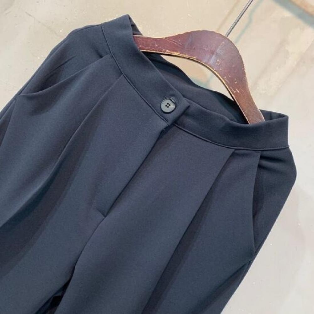 C S In The Room Hidden bendIng pIntuCk Wide SlaCkS 2Color