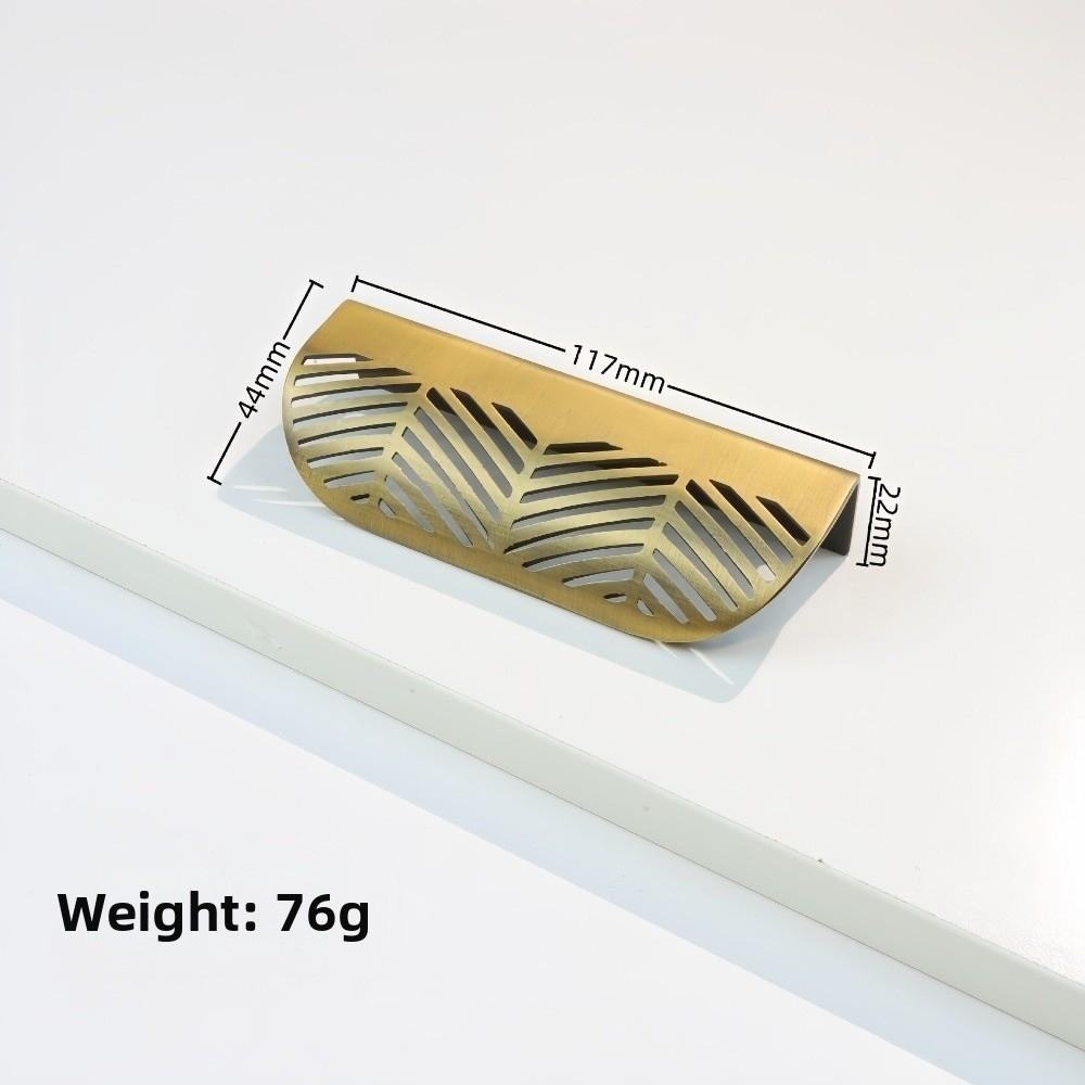 Curved Grip Drawer Pull Handle Zinc Alloy Cupboard Door Handle Furniture Hardware