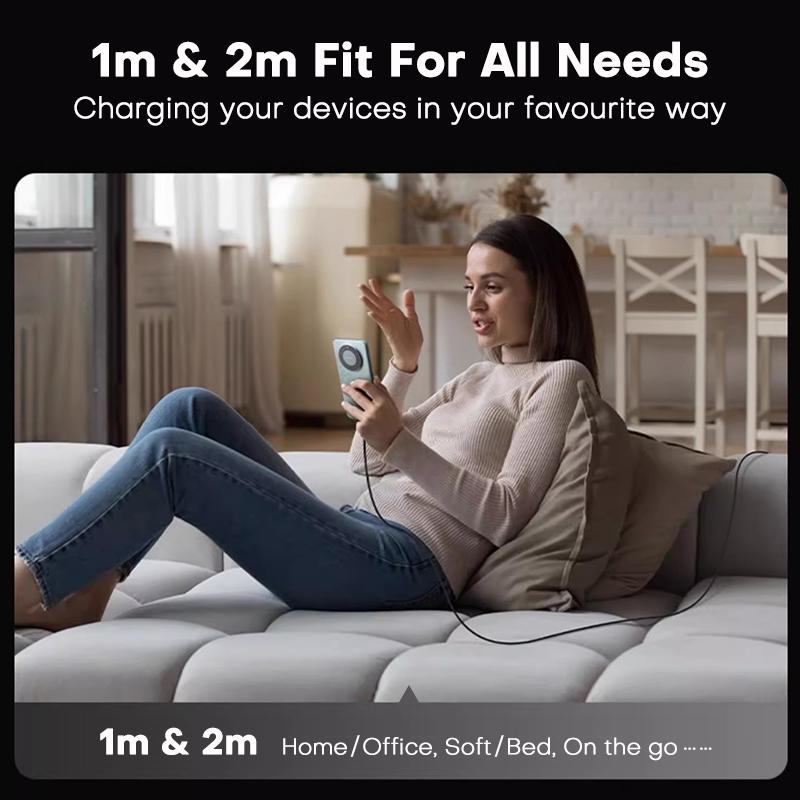 TUODES 120W USB Type C Cable Fast Charging Quick Charge 3.0 Mobile Phone Type-C USB Charger Data Cord For Samsung Xiaomi Huawei