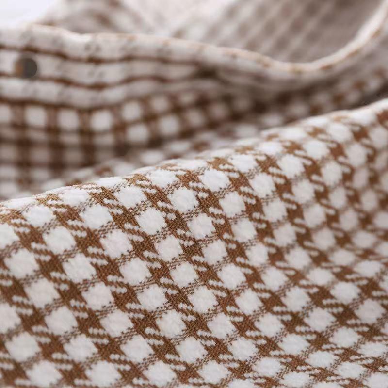 Jungen Langarm Karohemd - Stilvolles Herbst-/Frühlings-Freizeitoberteil für 2026