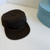 Solid color simple new old money wind flat top hat duck bill hat retro wide brim letter flat brim baseball cap cap
