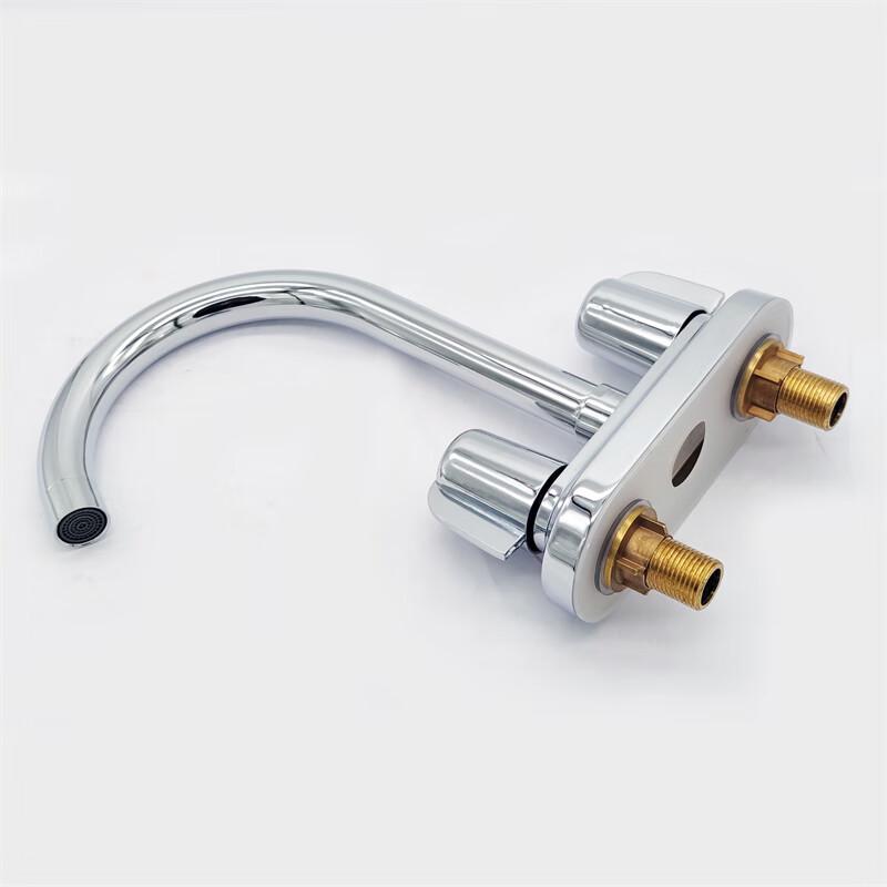 Stainless Steel Single Handle Bathroom Sink Faucet