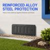 Black Color Foundation Vent Cover 16x6.5 Inch Size Heavy Duty Vent Cover  For Garage
