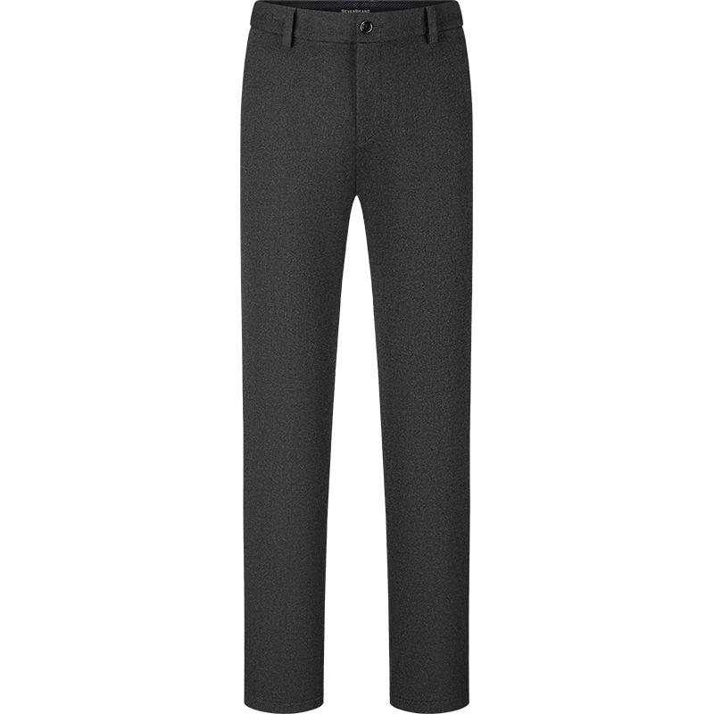 

Мужские двусторонние брюки с начесом, зауженные прямые, повседневные, деловые, от Septwolves