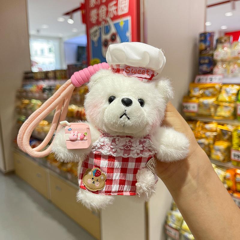 New William Bear Series Pendant Plush Toys Bags Hanging Keychain Chef Bear Gift Doll