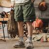 Men's Quick-Drying Waterproof Outdoor Work Shorts: Trendy Faux Two-Piece Mountain Style Five-Point Summer Pants.