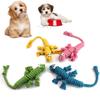Puppy Dog Pet Toy Cotton Braid Molar Teeth Cleaning Rope Toy  Rope Chew Knot
