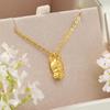 Porti 24k Gold 1.875g Horse Zodiac Special Stone Necklace