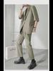Men's Korean Style Light Casual Short-Sleeved Spring/Summer Suit