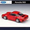 WELLY 1/24 1964 Porsche 911 Alloy Scale Car Model Diecast Metal Miniature Model Car Static Collection Children Toy Car Vehicle