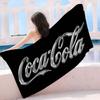 C-Coca C-cola Vintage Logo Mikrofaser Bedrucktes Strandtuch Bergsteigen Yoga Strand Schwimmen Laufen Saugfähiges Weiches Handtuch