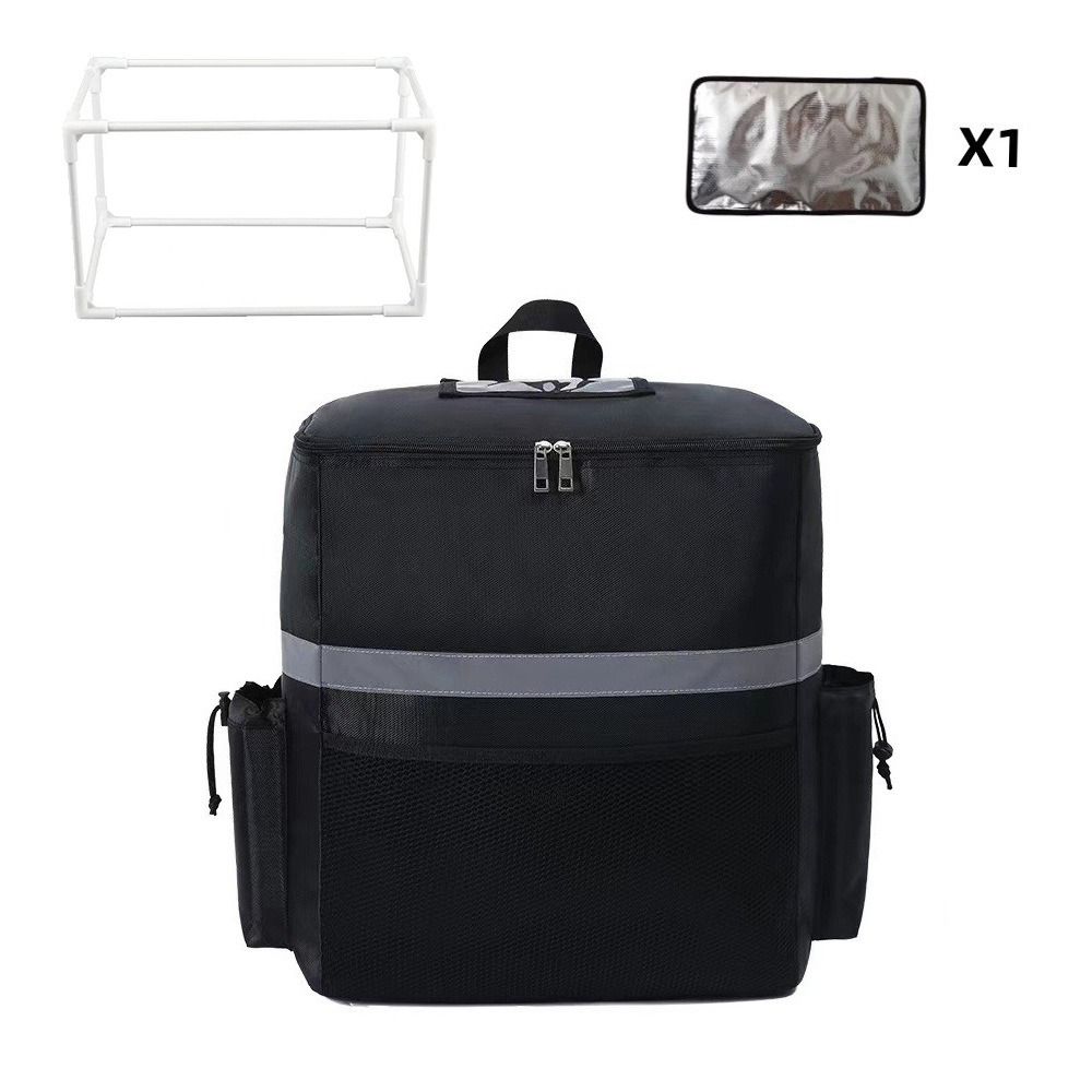 Large Capacity Commercial Delivery Box 35L Thermal Storage Backpack Food Storage Cooler Bag BBQ