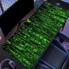 Matrix Code Extended Gaming Mouse Pad Non Slip Rubber Base Large Desk Mat Smooth Surface For Pc Laptop Office Gaming Decor