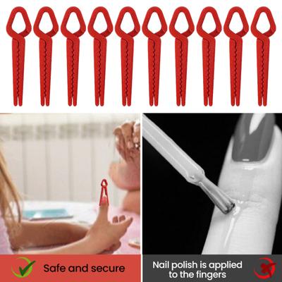 Yousheng 1/10Pcs Nail Polish Finger Protector Clip Reusable Women DIY Acrylic Gel Nail Extension Protective Clip Manicure Tools Nail Art Accessories