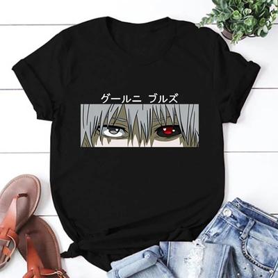 New Summer Printed T Shirt Unisex Casual Anime Harajuku T Shirt Streetwear Fashion Personality Round Neck Short Slee