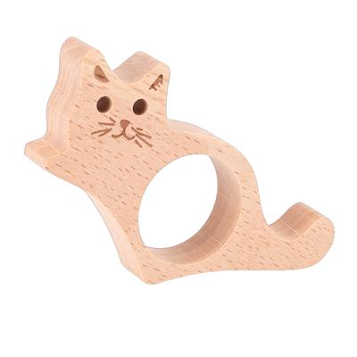 Thumb Book Page Holder Pine Wood Finger Book Opener Thumb Bookmark Reading Accessory for Book Lovers Cat