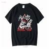 The Adicks T SHIRT IN Color BLACK Size XL Vintage Washed Stylish Fashion Breathable Casual Designer Clothes Homme Unisex