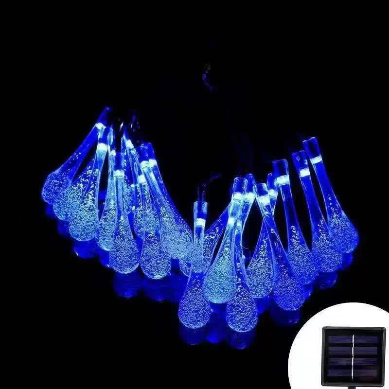 Lishi Solar LED Teardrop String Lights