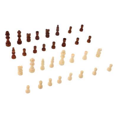 Šachové figurky Pouze Výška krále 91 mm 32 KS Dvě barvy Šachové pěšce pro domácí párty