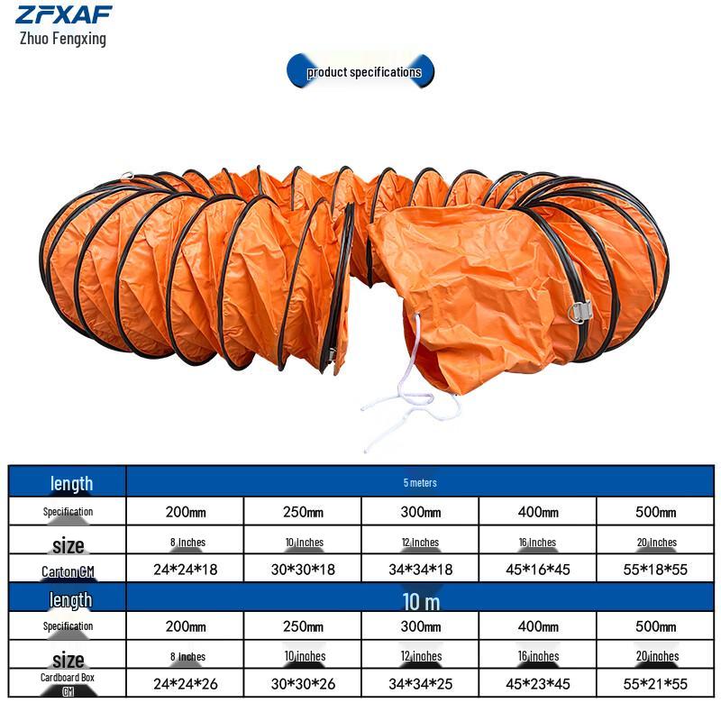 ZFXAF PVC Telescopic Ventilation Duct Hose