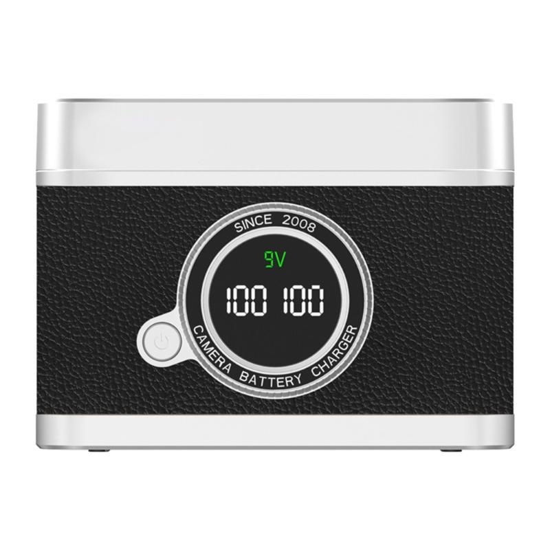 

E10 Battery Charger With LCD Screen Type C Fast Charging For 1300D 1200D 3000D 4000D 1500D 2000D 1100D Cameras чёрный