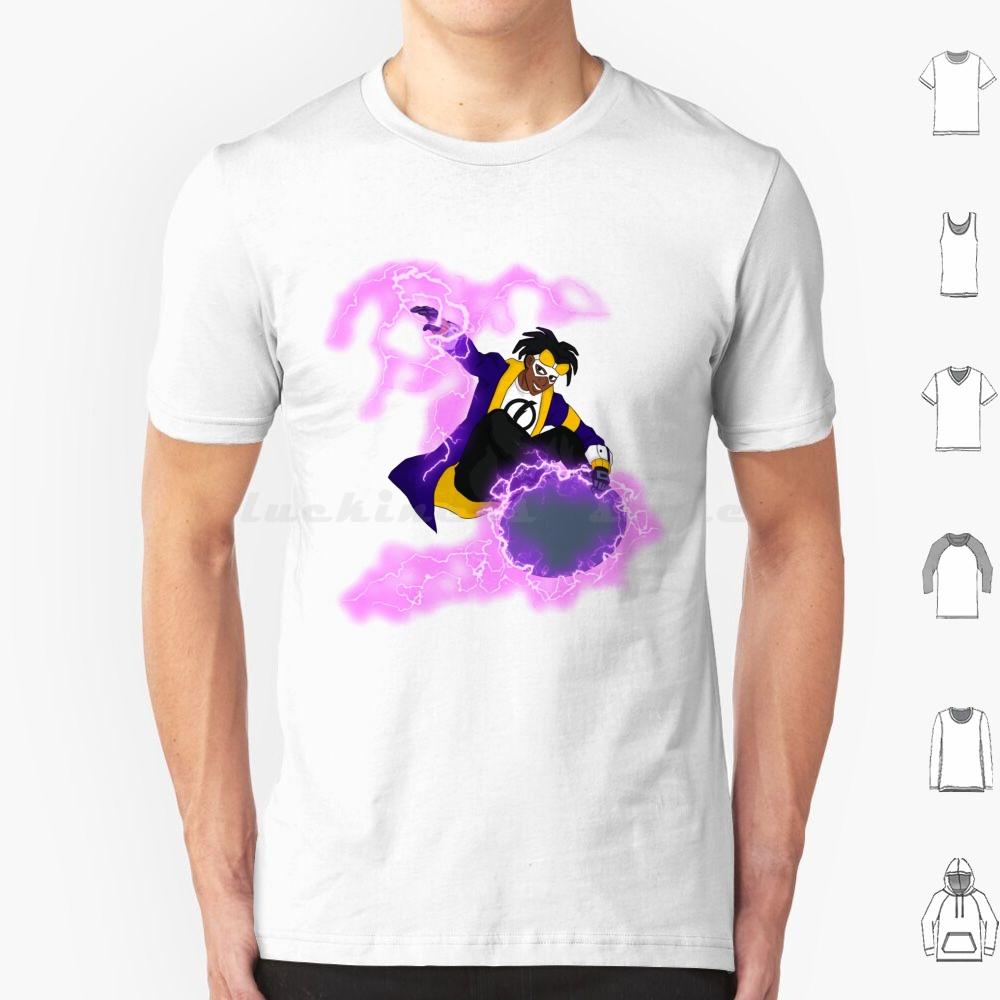 Static Shock T Shirt Big Size 100 Cotton Static Shock Static Shock Superhero S