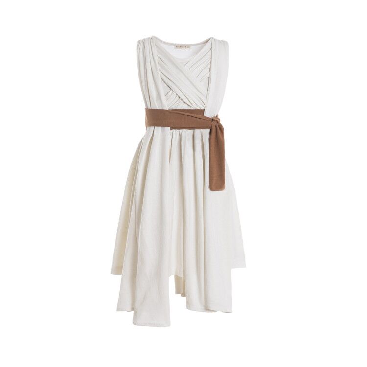 Child Rey Skywalker Dress  Star Costume Outfit wars Cosplay  alloween Dress Up Clothes Rey costume Rey  leia bb-8 Cosplay dress 3T