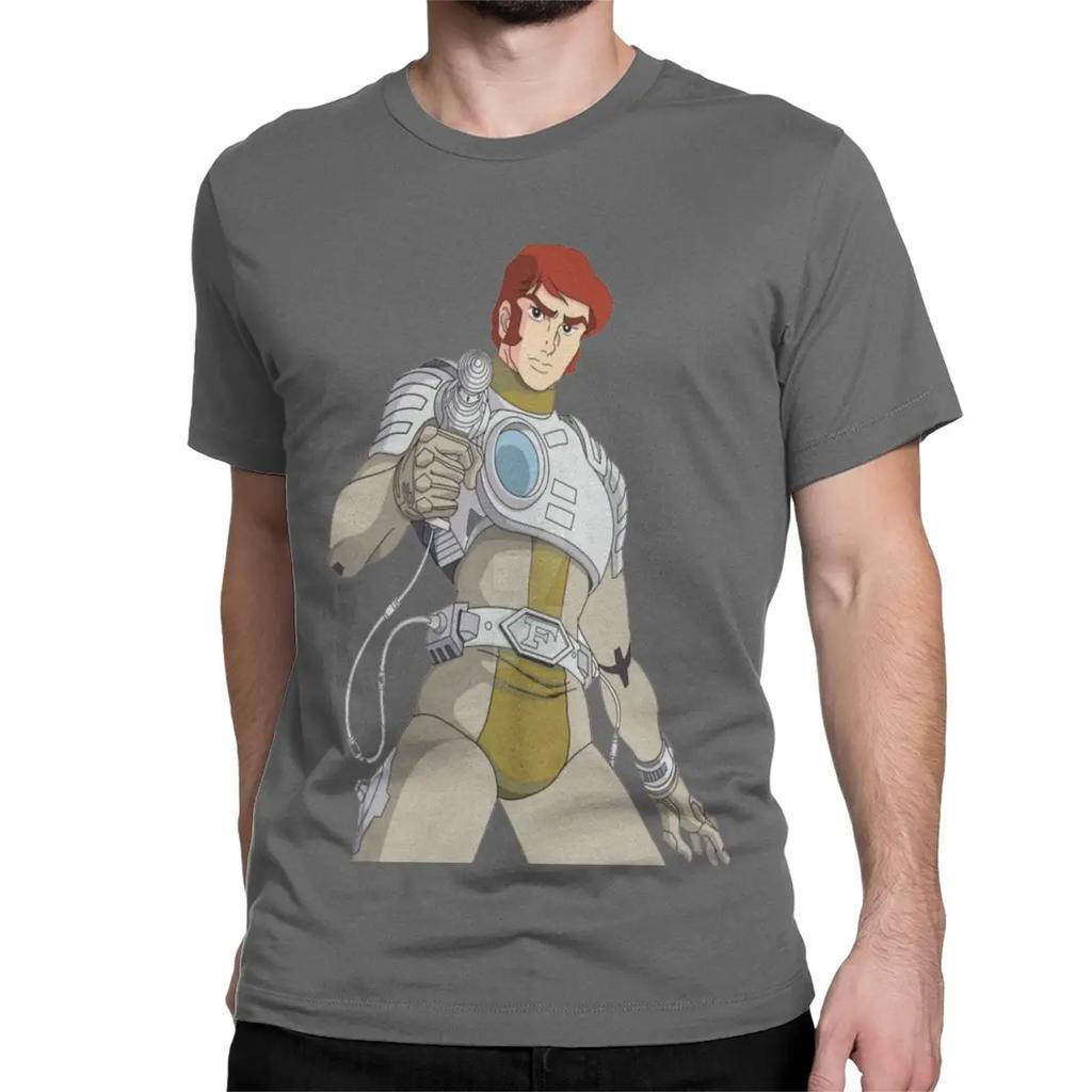 Vtipné tričko s kresleným Kapitánem Flamem Kapitán Budoucnost Unisex Dámské s kulatým výstřihem Čistá bavlna Tričko Krátký rukáv Trička Nadměrné oblečení