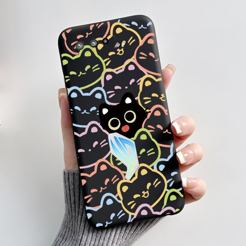 For Asus ROG Phone 5 5s Case Luxury Cute Love Rabbit Funny Soft TPU Silicone Protective Back Cover For Asus Rog 5 5s Phone Case