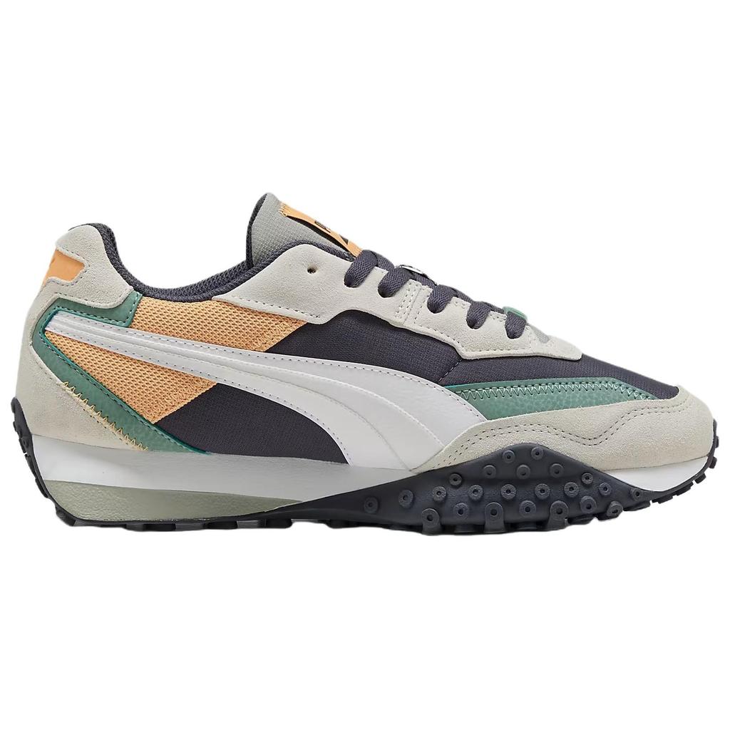 PUMA Blktop Rider Abrasion Resistant Low top Casual Shoes Men's Gray Beige 401255-02