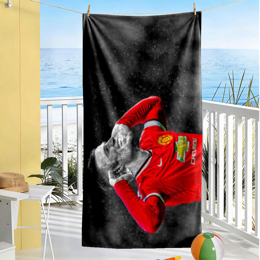 Victory Pose: V.persie's Celebration Beach Towel Soft Durable Quick-Dry Comfortable Lightweight
