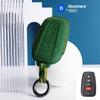 Alcantara For Toyota Rav 4 Xa50 Camry Corolla Suede Car Key Case Shell Remote Cover Keychain Protector Auto Accessories